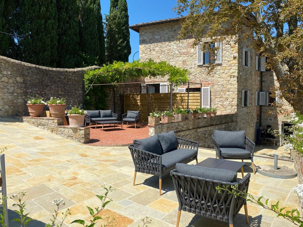 Villa La Petraia Панцано Экстерьер фото