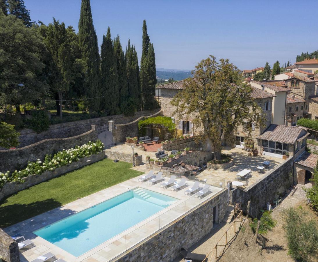 Villa La Petraia Панцано Экстерьер фото