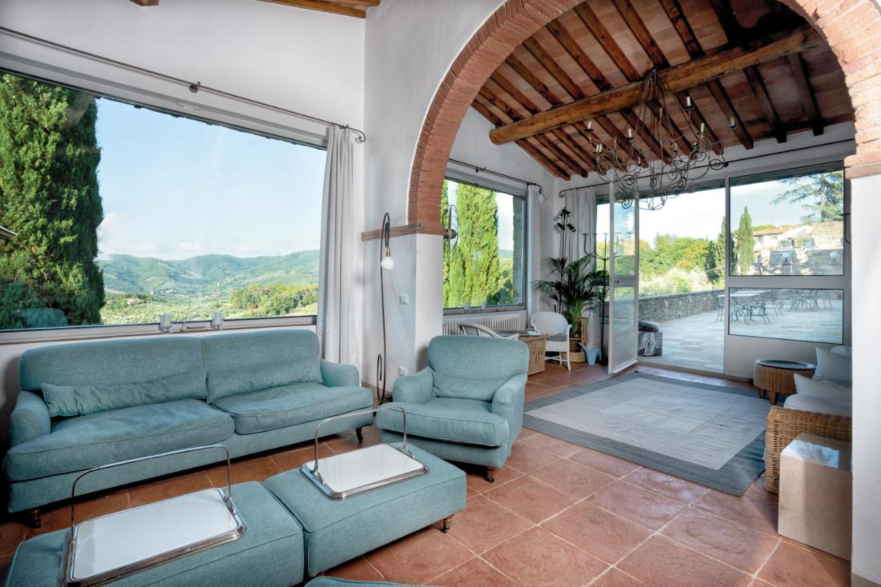 Villa La Petraia Панцано Экстерьер фото