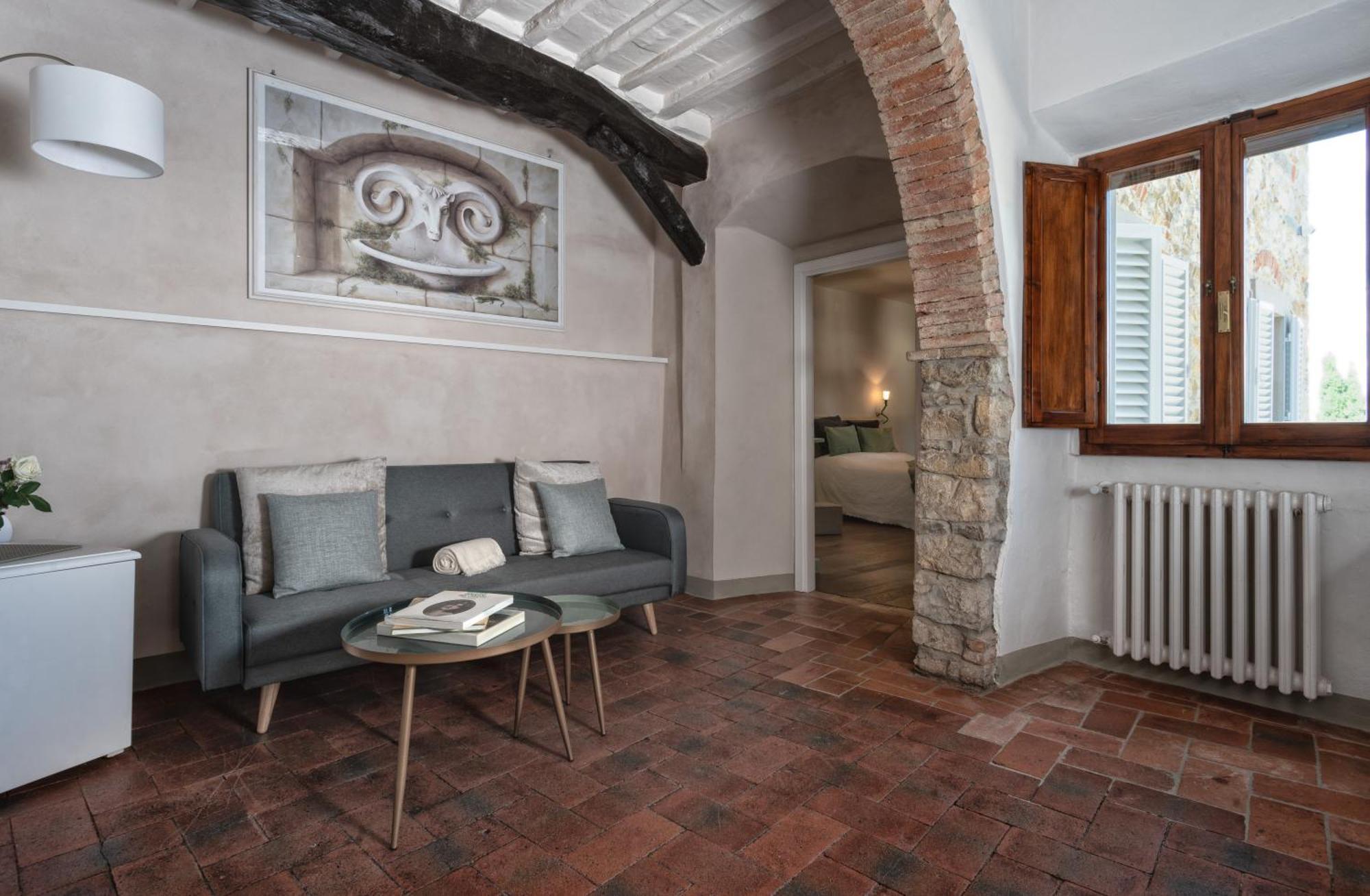 Villa La Petraia Панцано Экстерьер фото